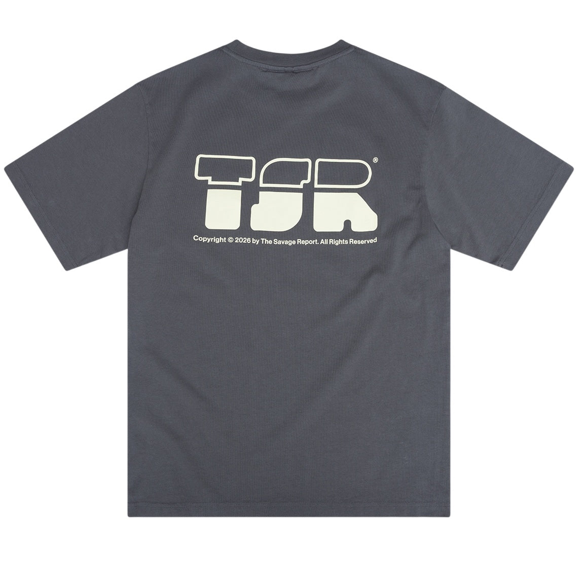 The Savage Report TSR Logo T-shirt Antraciet