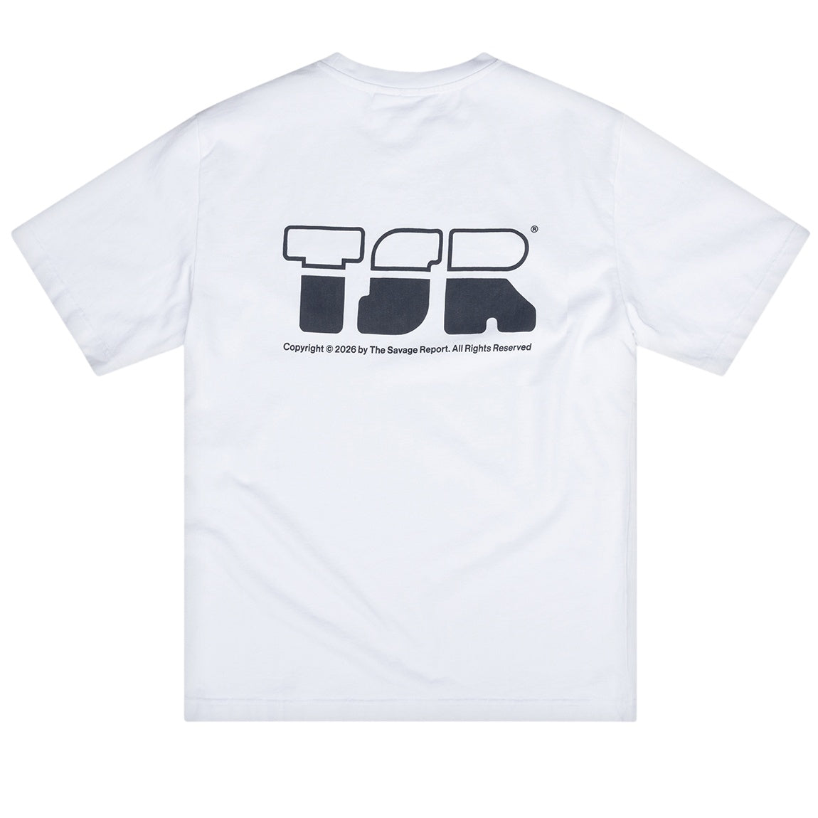 The Savage Report TSR Logo T-shirt Wit