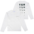 The Savage Report TSR Optic Longsleeve T-shirt Off White/Donker Groen