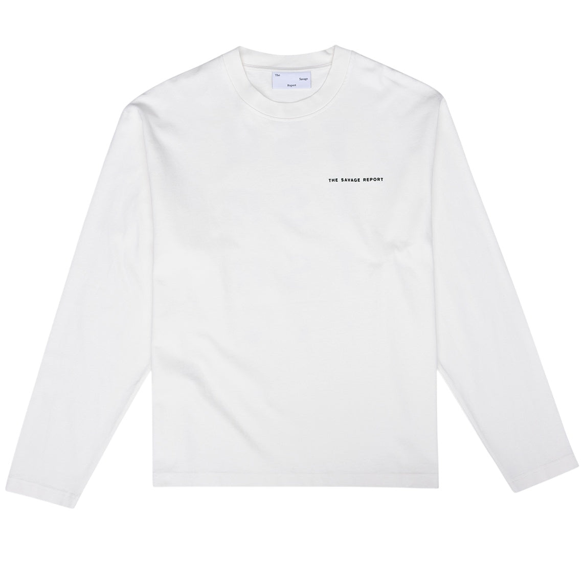 The Savage Report TSR Optic Longsleeve T-shirt Off White/Donker Groen