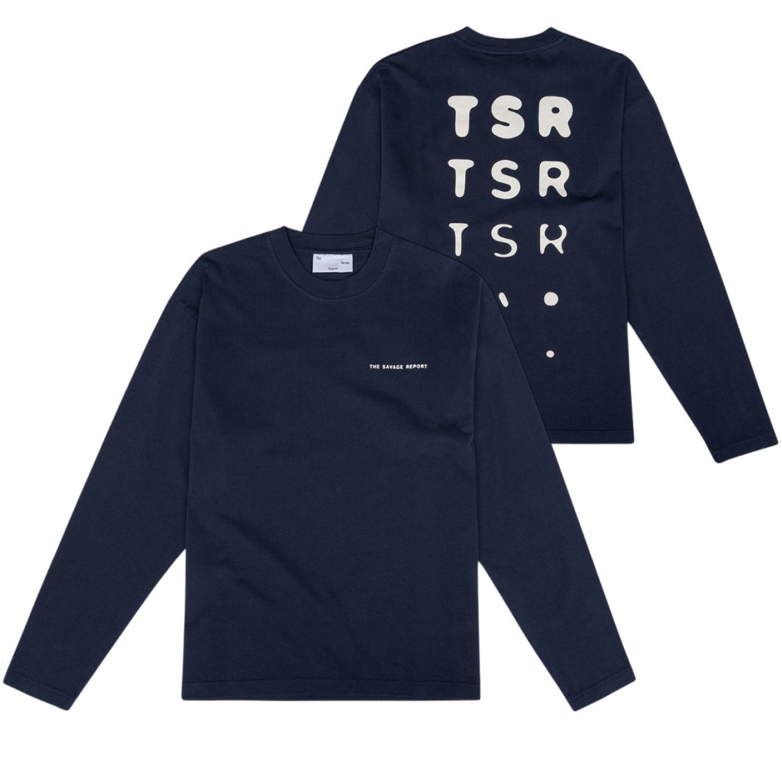 The Savage Report TSR Optic Longsleeve T-shirt Navy