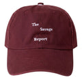 The Savage Report TSR Wave Logo Cap Bordeaux