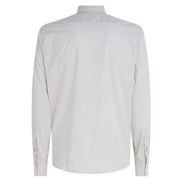 Tommy Hilfiger 1985 Flex Oxford Overhemd Groen/Wit