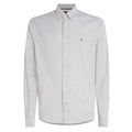 Tommy Hilfiger 1985 Flex Oxford Overhemd Groen/Wit
