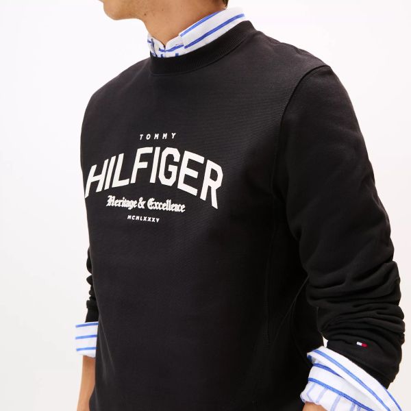 Tommy Hilfiger Arch Sweater Zwart