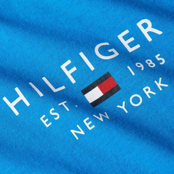 Tommy Hilfiger Brand Love Small Logo T-shirt Blauw