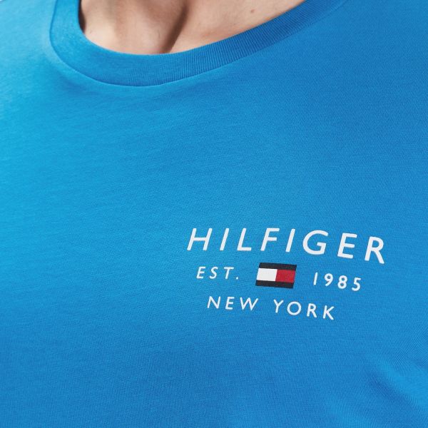 Tommy Hilfiger Brand Love Small Logo T-shirt Blauw