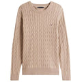 Tommy Hilfiger Classic Cotton Cable Sweater Beige
