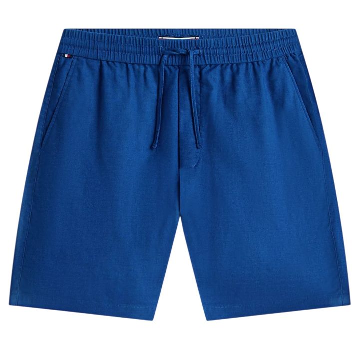 Tommy Hilfiger Dover Sorona Linen Korte Broek Blauw