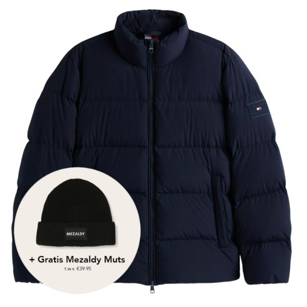 Tommy Hilfiger Down Stand Puffer Navy