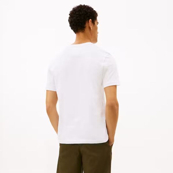 Tommy Hilfiger Embro Flag T-shirt Wit