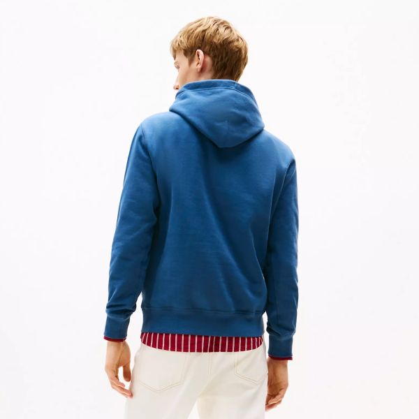 Tommy Hilfiger Essential Fleece Hoodie Donker Blauw