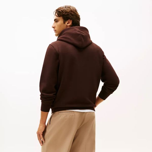 Tommy Hilfiger Essential Fleece Hoodie Bruin