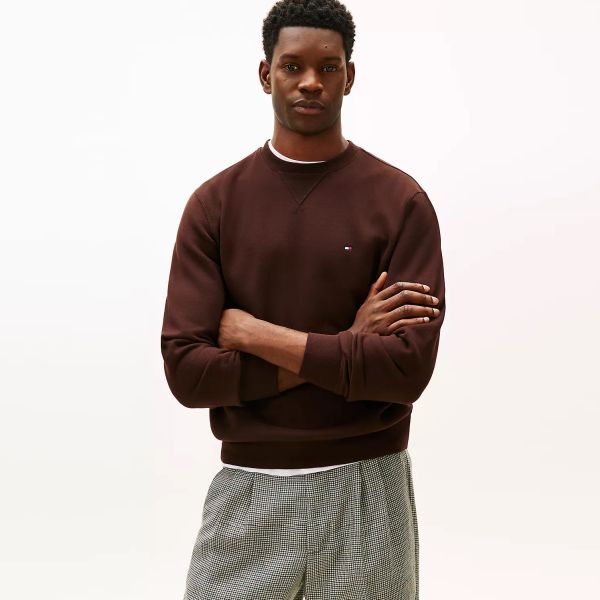 Tommy Hilfiger Essential Fleece Sweater Bruin