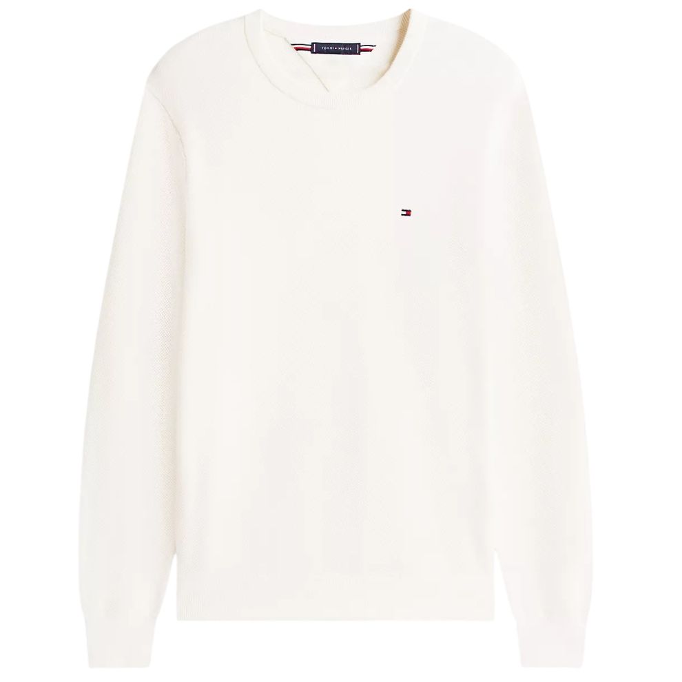 Tommy Hilfiger Essential Structure Sweater Off White