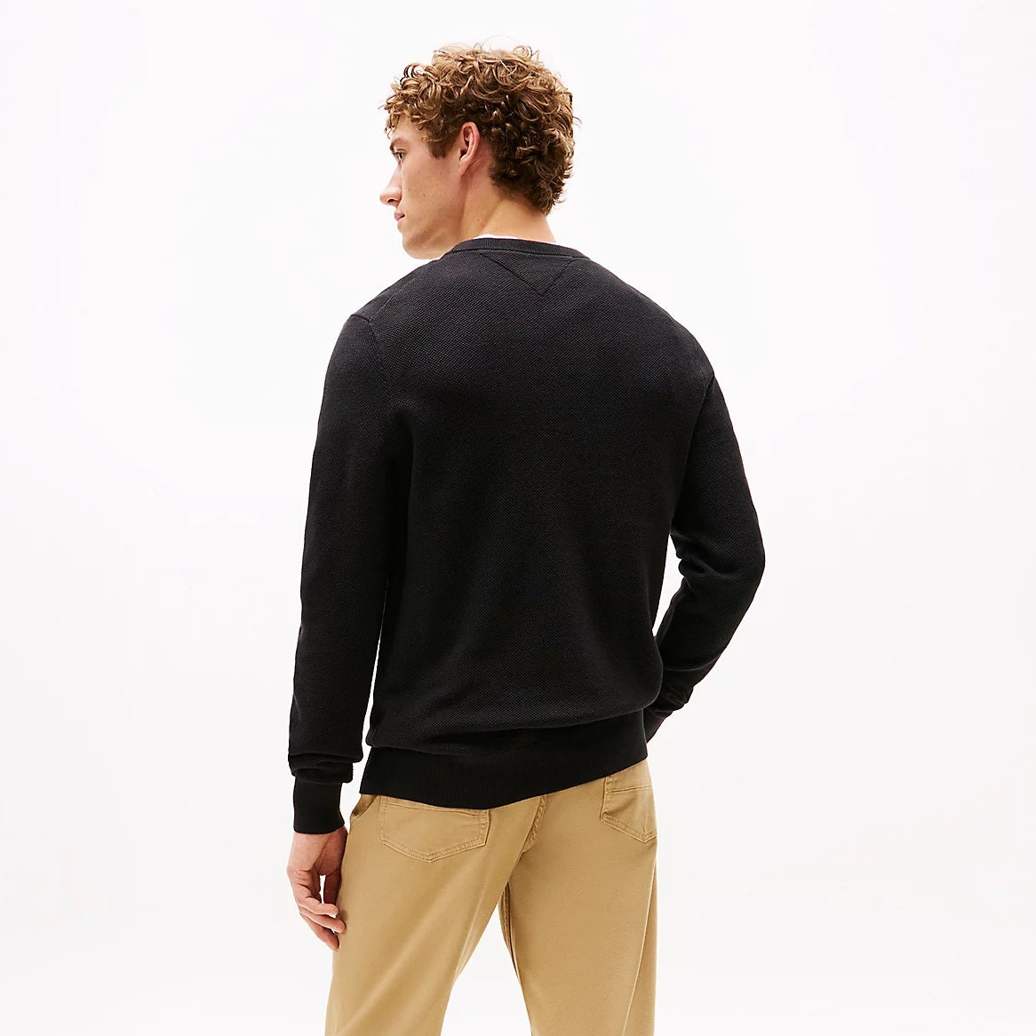 Tommy Hilfiger Essential Structure Sweater Zwart
