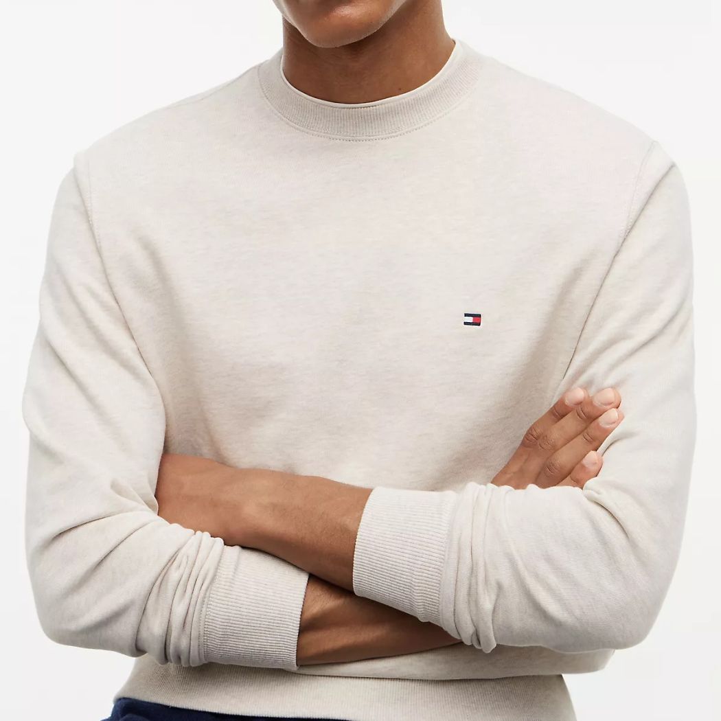 Tommy Hilfiger Essential Terry Sweater Off White
