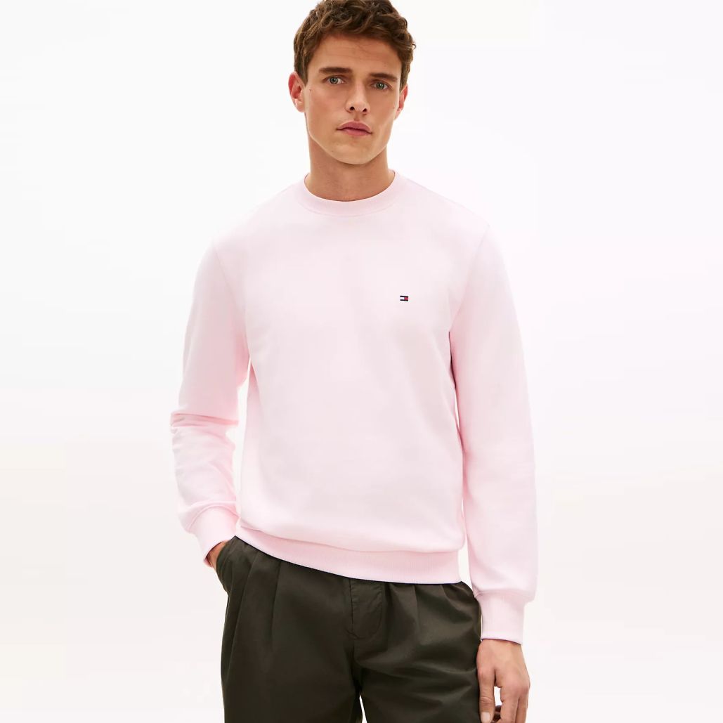 Tommy Hilfiger Essential Terry Sweater Roze