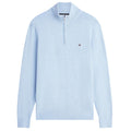 Tommy Hilfiger Essential Zip Sweater Licht Blauw