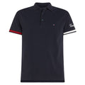 Tommy Hilfiger Flag Sleeve Slim Polo Navy