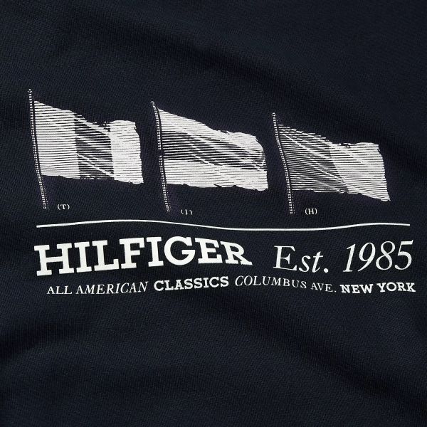 Tommy Hilfiger Flags Sweater Navy