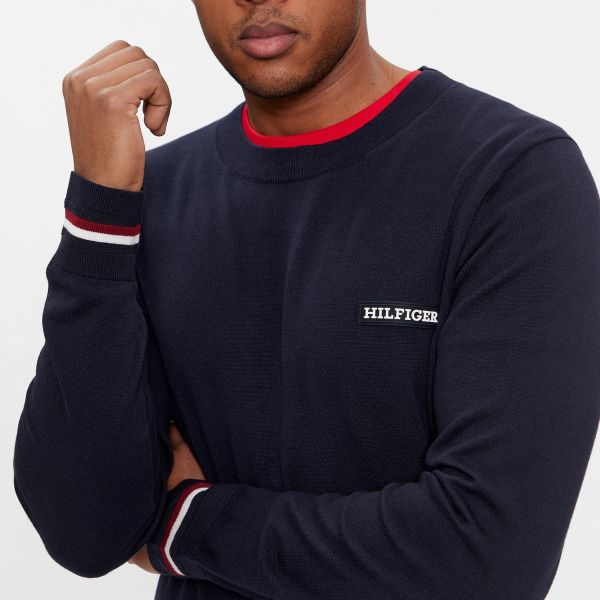 Tommy Hilfiger Global Stripe Sweater Navy