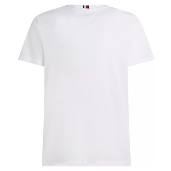 Tommy Hilfiger Hilfiger Global Stripe T-shirt Wit