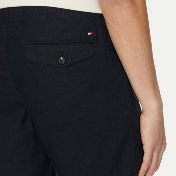 Tommy Hilfiger Harlem Linen Korte Broek Navy