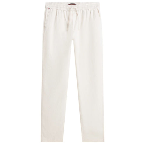 Tommy Hilfiger Harlem Sorona Linnen Broek Off White