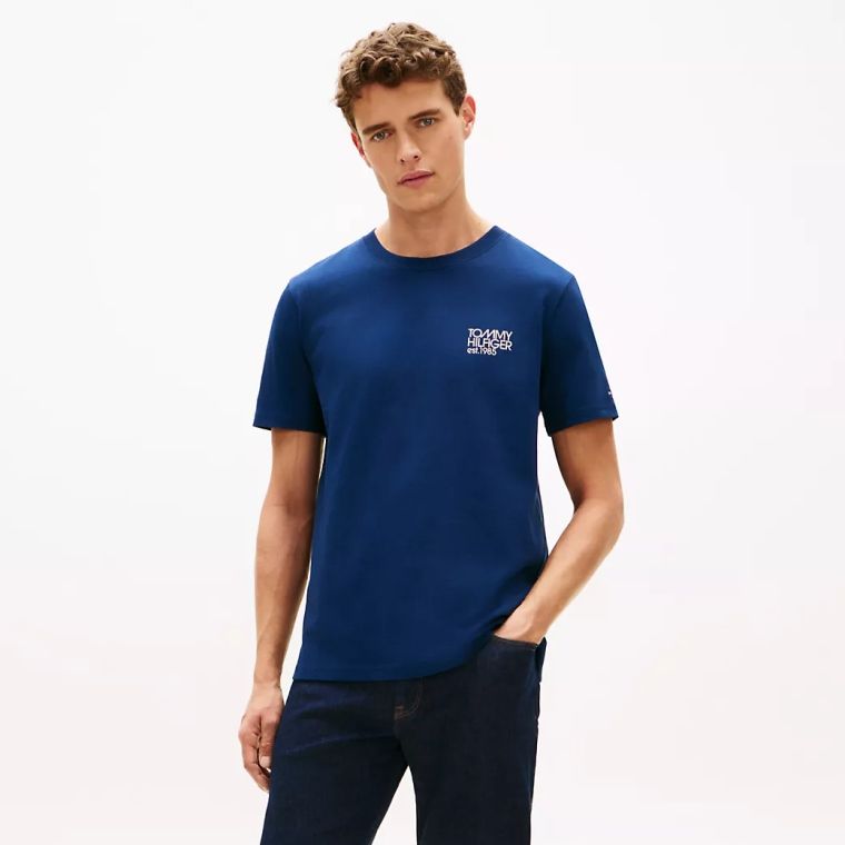 Tommy Hilfiger Jazz Back Graphic T-shirt Navy
