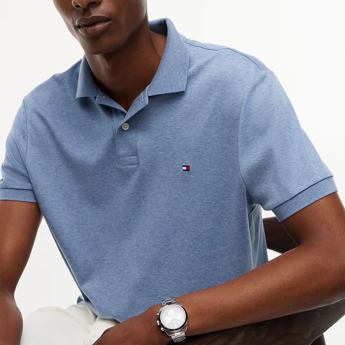 Tommy Hilfiger Liquid Cotton Polo Blauw