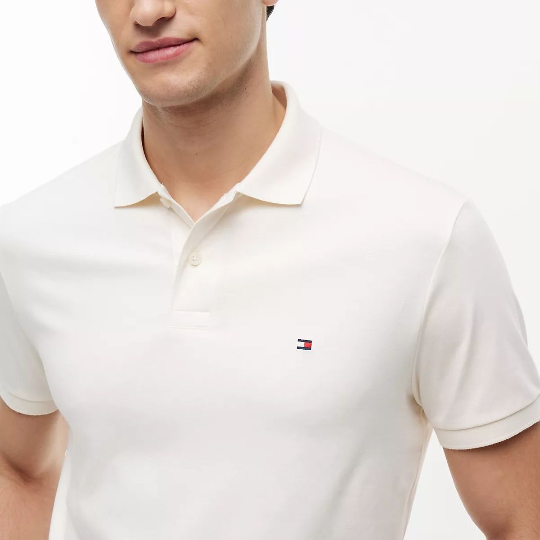 Tommy Hilfiger Liquid Cotton Polo Off White