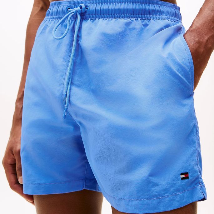 Tommy Hilfiger Medium Drawstring Zwembroek Blauw