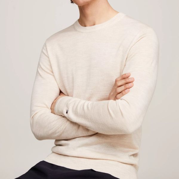 Tommy Hilfiger Merino Sweater Off White