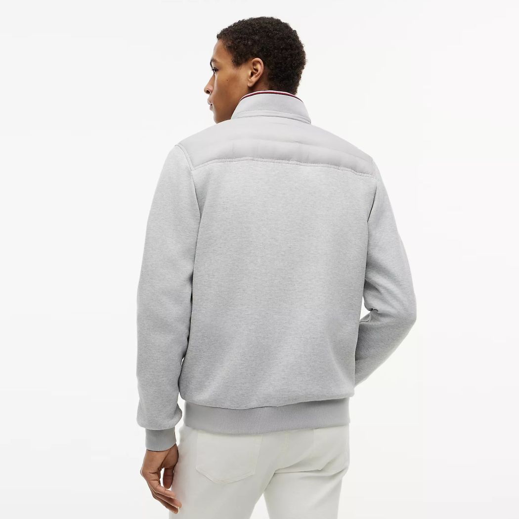 Tommy Hilfiger Mix Media Essential Jas Grijs