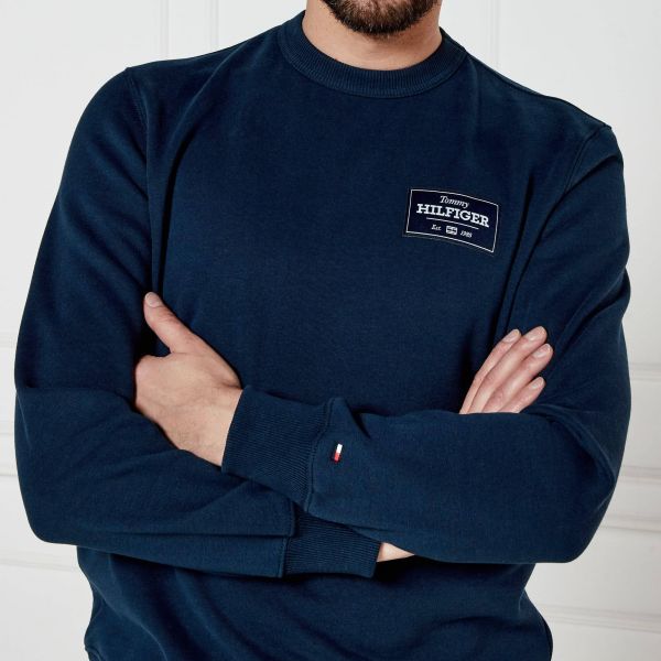 Tommy Hilfiger Monotype Label Sweater Navy