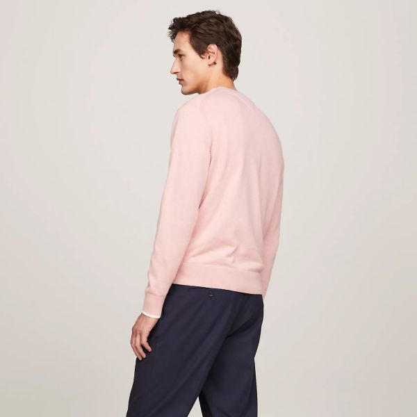 Tommy Hilfiger Mouline Organic Sweater Roze