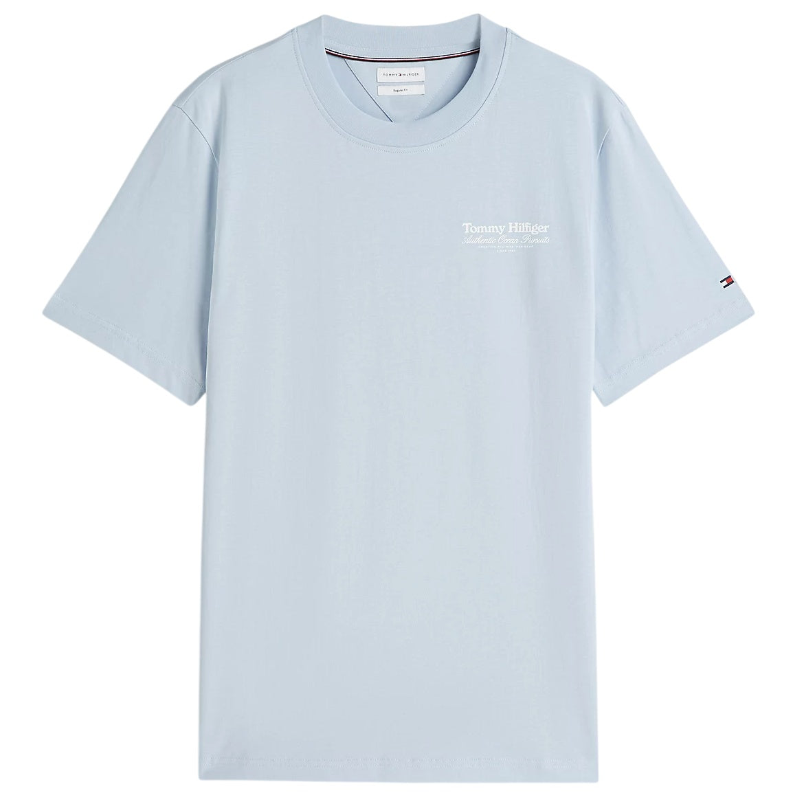 Tommy Hilfiger Nautical Back Graphic T-shirt Licht Blauw