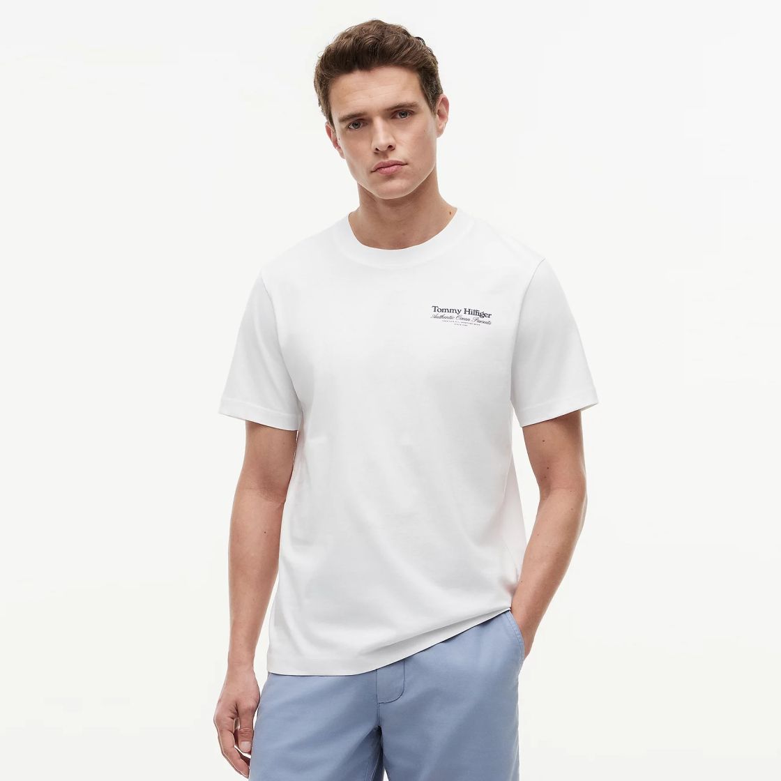 Tommy Hilfiger Nautical Back Graphic T-shirt Wit