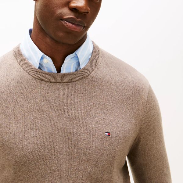 Tommy Hilfiger Organic Sweater Bruin