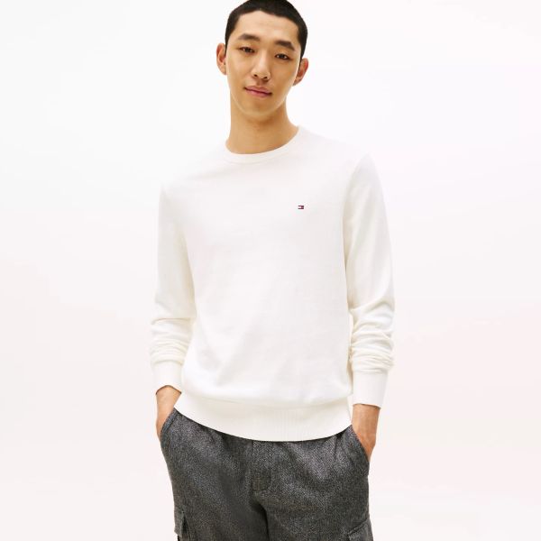 Tommy Hilfiger Organic Sweater Off White