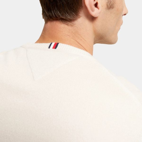 Tommy Hilfiger Organic Sweater Off White