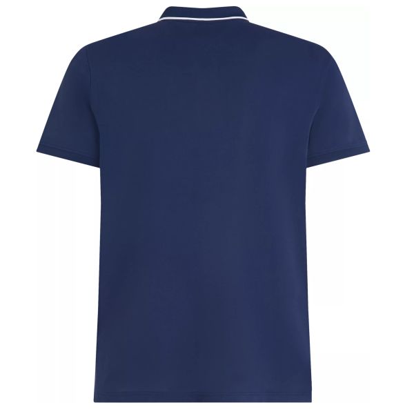 Tommy Hilfiger Performance Tipped Polo Navy