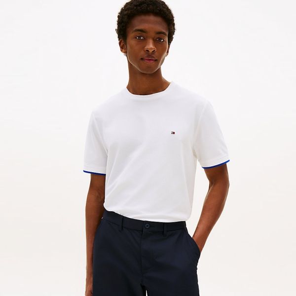 Tommy Hilfiger Performance Tipped T-shirt Wit