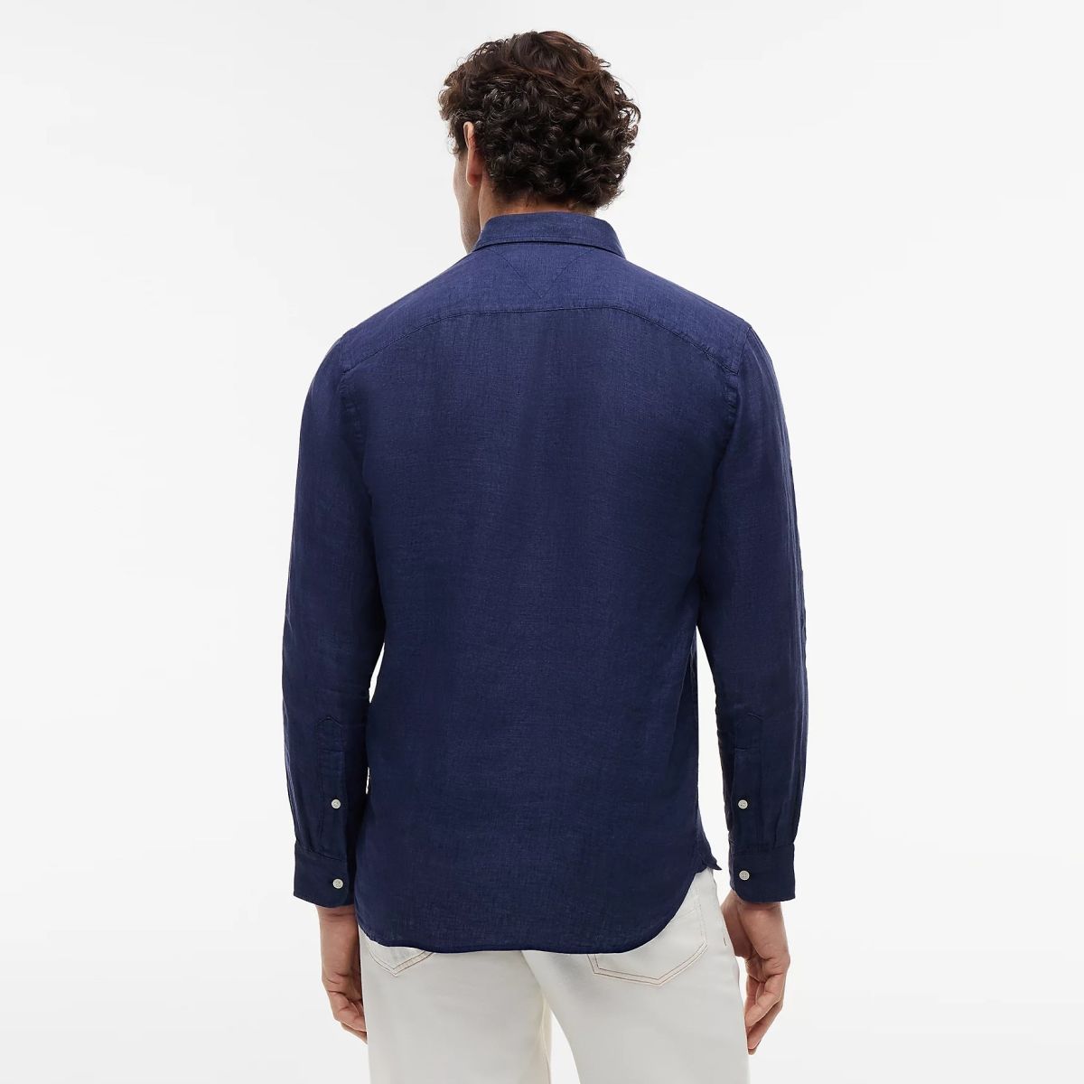 Tommy Hilfiger Pigment Dyed Solid Overhemd Navy