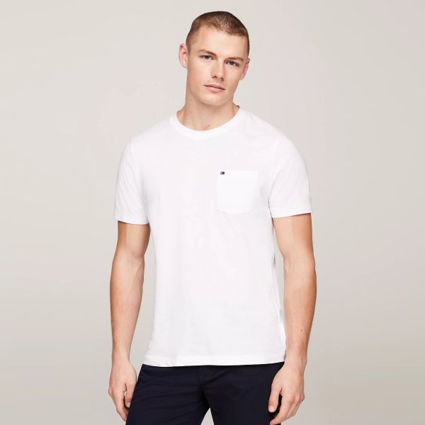 Tommy Hilfiger Pocket T-shirt Wit