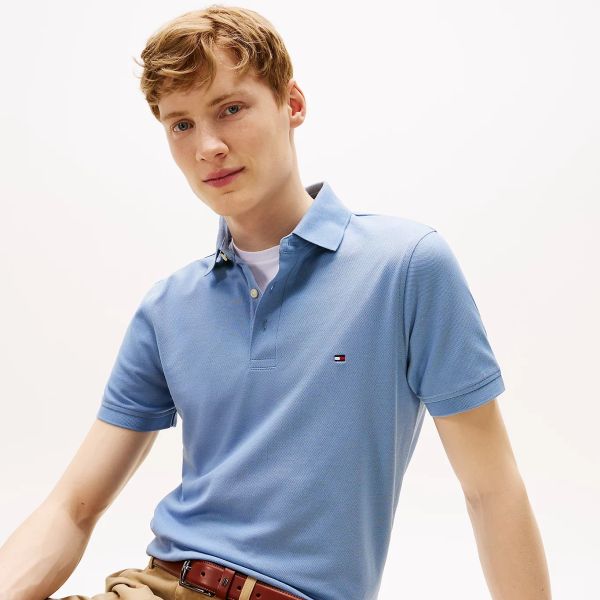 Tommy Hilfiger Polo Licht Blauw