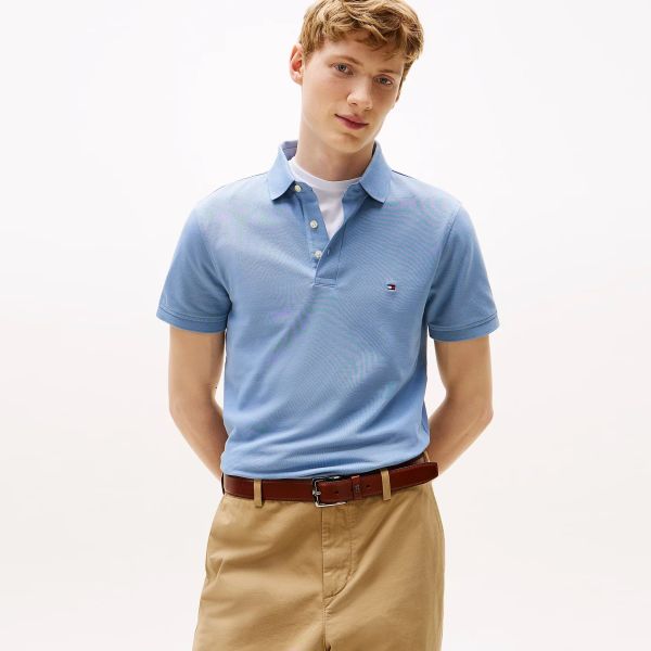 Tommy Hilfiger Polo Licht Blauw