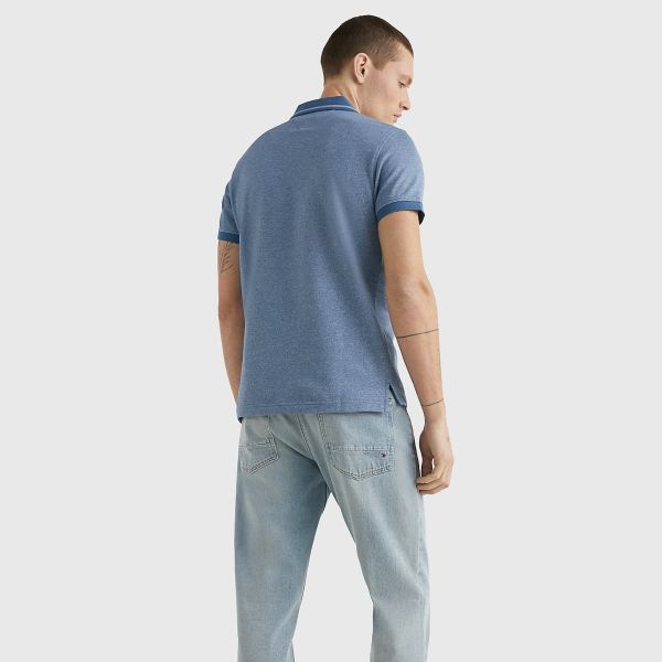 Tommy Hilfiger Pretwist Mouline Polo Blauw