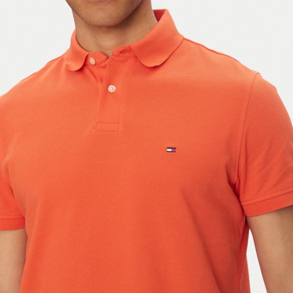 Tommy Hilfiger Regular Polo Oranje